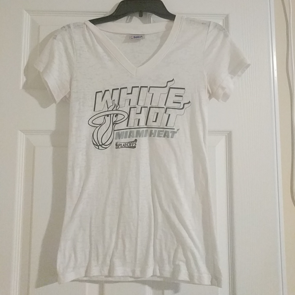 Miami Heat- White Hot Tee
